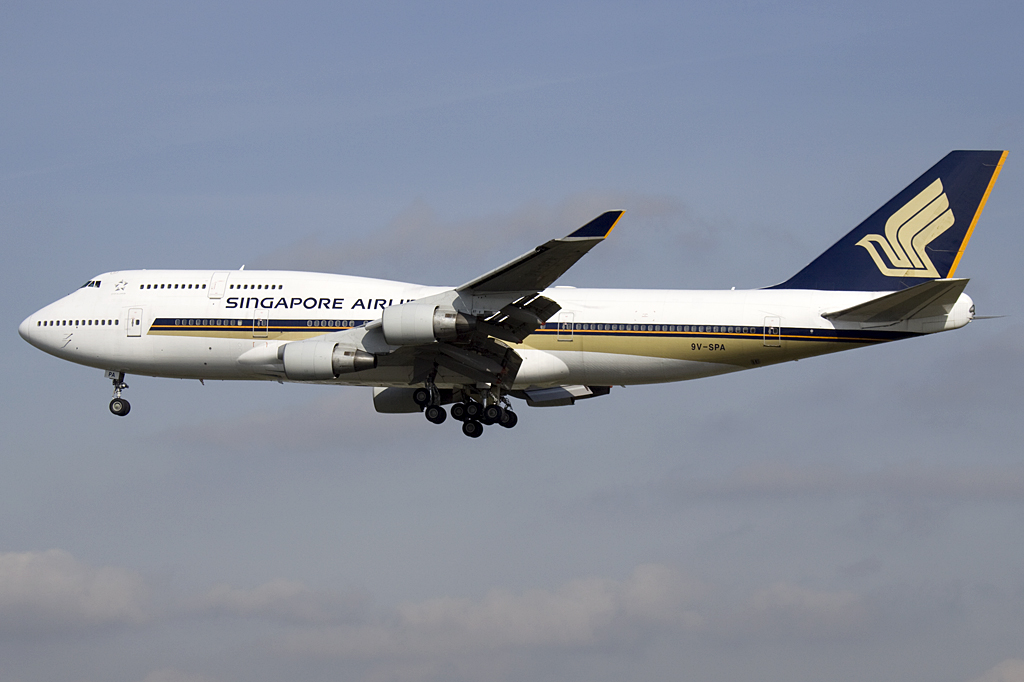 Singapore Airlines, 9V-SPA, Boeing, B747-412, 02.04.2010, FRA, Frankfurt, Germany 


