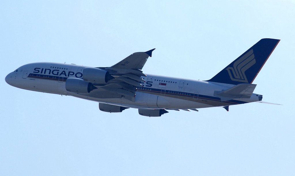 Singapore Airlines A380-800 9V-SKK FRA 02.04.13