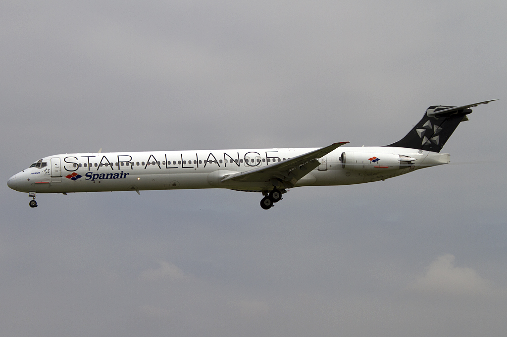 Spanair, EC-GVO, McDonnell Douglas, MD-83, 18.06.2011, BCN, Barcelona, Spain 



