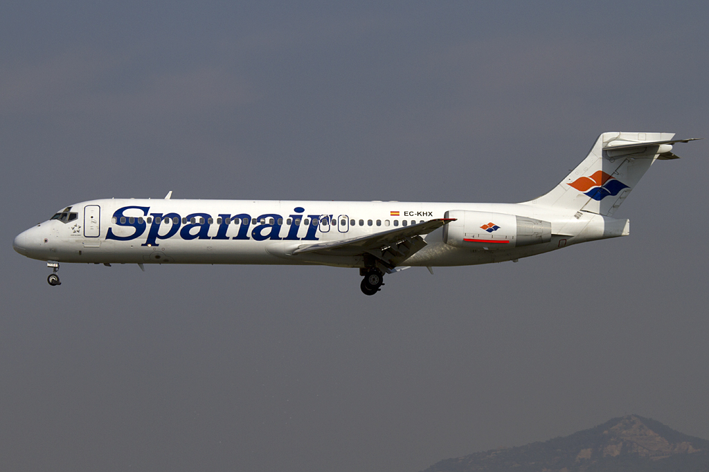 Spanair, EC-KHX, Boeing, B717-2K9, 06.09.2010, BCN, Barcelona, Spain 



