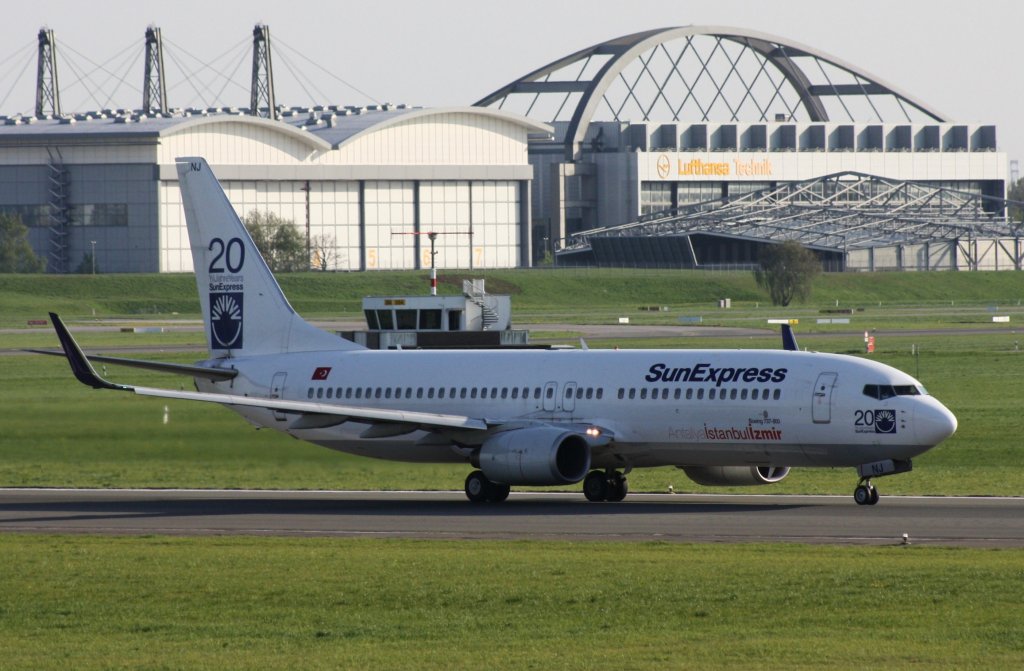 Sun Express,TC-SNJ,(c/n30827),Boeing 737-86J(WL),30.04.2012,HAM-EDDH,Hamburg,Germany