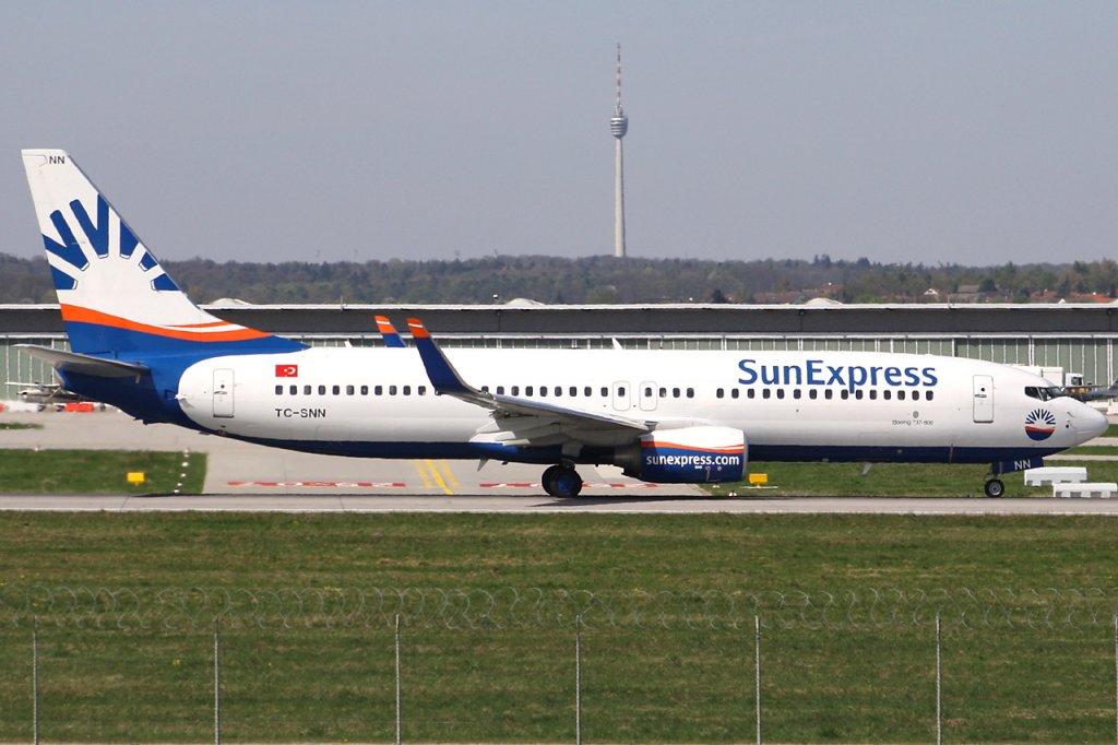 SunExpress 
Boeing 737-8HC 
TC-SNN
STR Stuttgart [Echterdingen], Germany
09.04.11