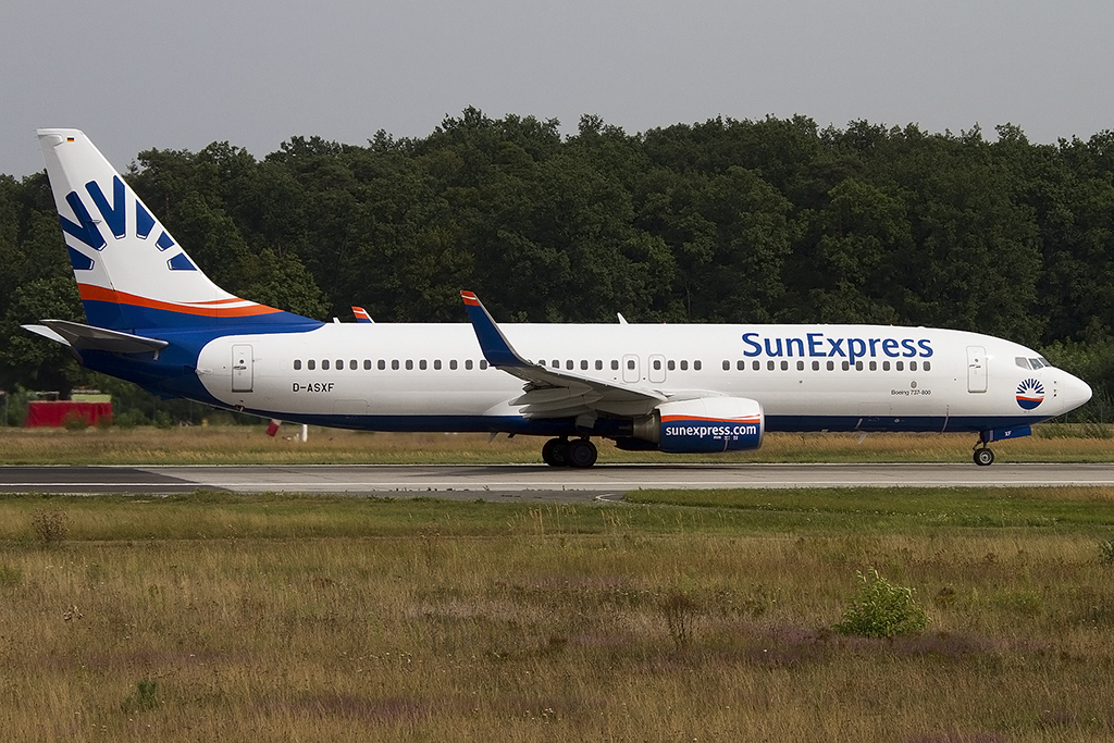 SunExpress Germany, D-ASXF, Boeing, B737-8AS, 21.08.2012, FRA, Frankfurt, Germany 



