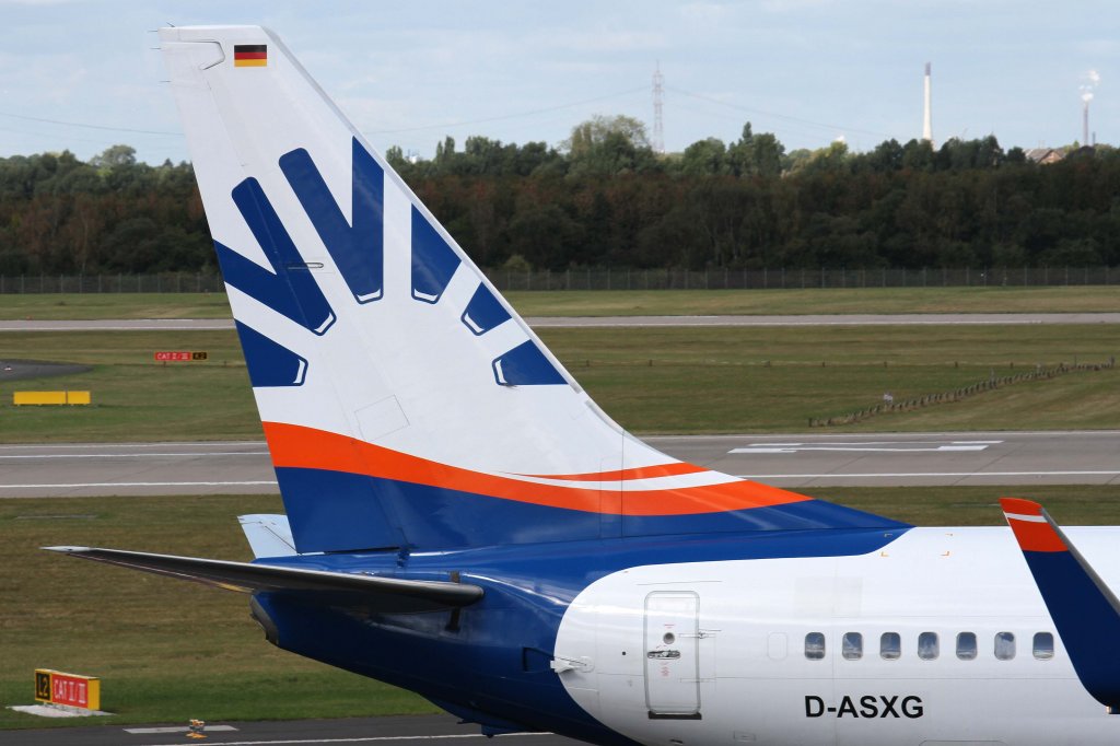 SunExpress Germany, D-ASXG, Boeing, 737-800 wl (Seitenleitwerk/Tail), 22.09.2012, DUS-EDDL, Dsseldorf, Germany

