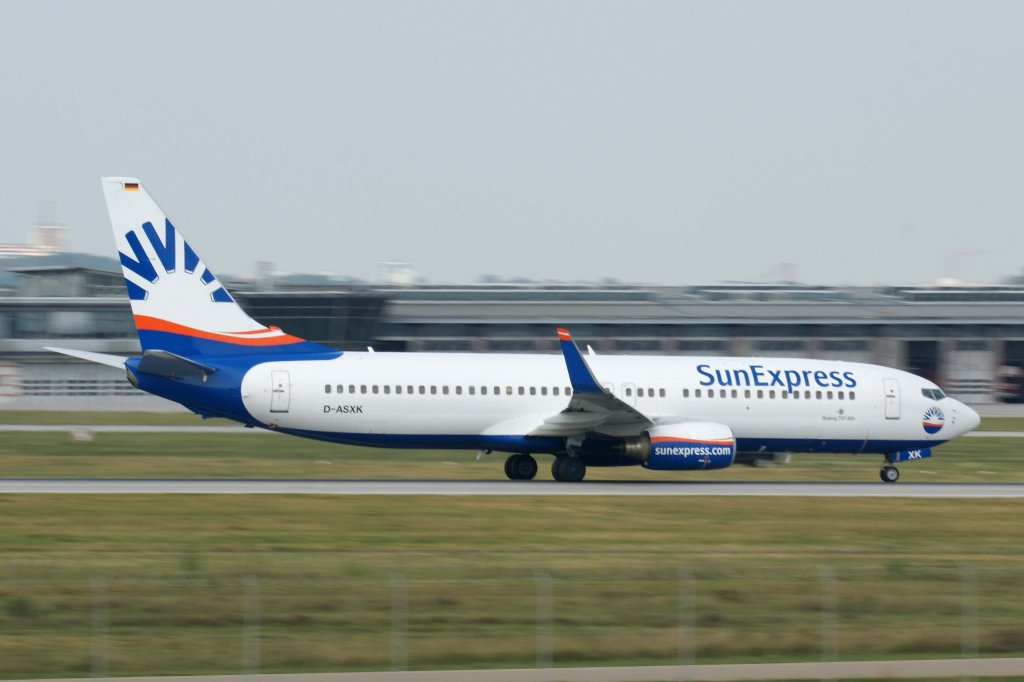 SunExpress Germany, D-ASXK, Boeing, 737-800 wl, 05.09.2012, STR-EDDS, Stuttgart, Germany
