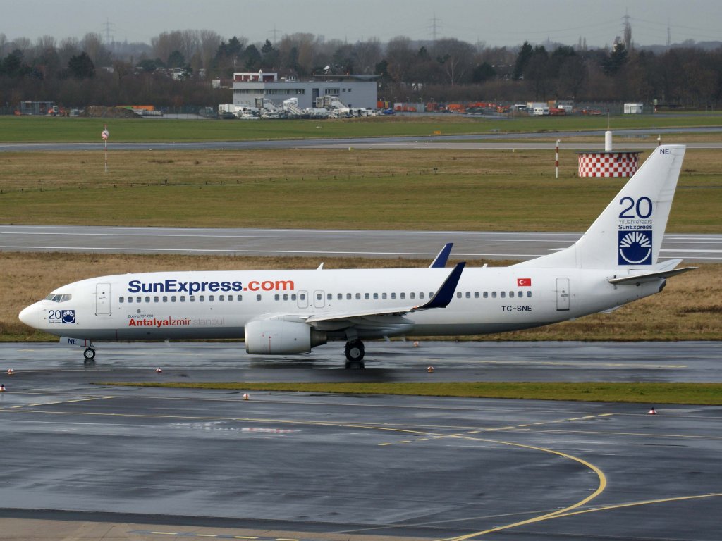 SunExpress, TC-SNE, Boeing, 737-800 wl, 06.01.2012, DUS-EDDL, Dsseldorf, Germany 