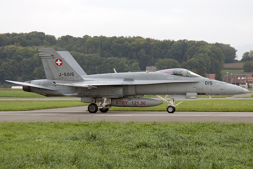 Swiss - Air Force, J-5015, McDonnell Douglas, FA-18C Hornet, 03.10.2012, LSMP, Payerne, Switzerland




