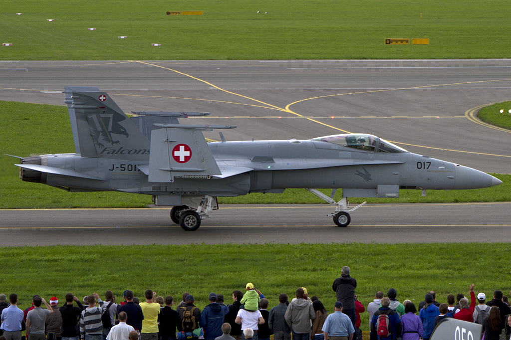 Swiss - Air Force, J-5017, McDonnell-Douglas, FA-18C Hornet, 01.07.2011, LOXZ, Zeltweg, Austria


