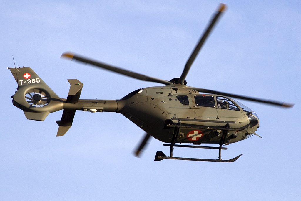 Swiss - Air Force, T-365, Eurocopter, EC-635, 25.11.2009, LSMP, Payerne, Switzerland 

