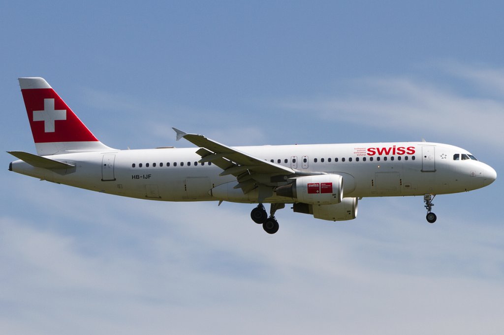 Swiss, HB-IJF, Airbus, A320-214, 28.04.2012, ZRH, Zrich, Switzerland 