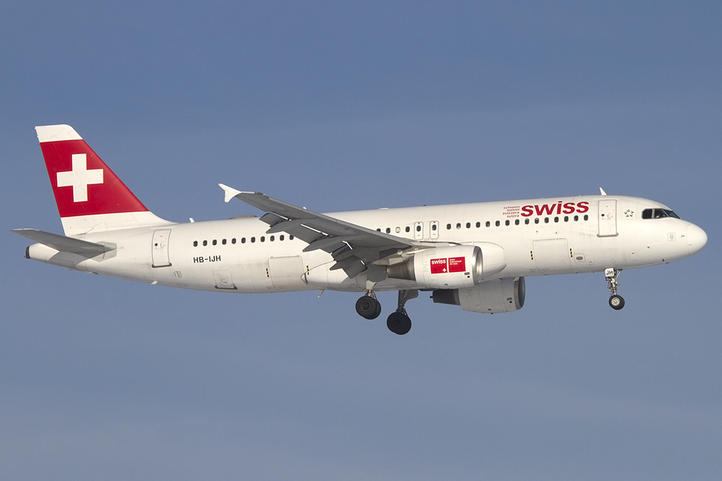 Swiss, HB-IJH, Airbus, A320-214, 23.01.2013, ZRH, Zrich, Switzerland 



