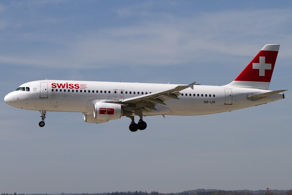 Swiss, HB-IJH, Airbus, A320-214, 28.04.2012, ZRH, Zrich, Switzerland


