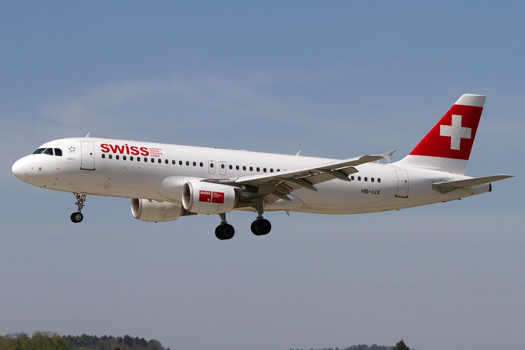 Swiss, HB-IJX, Airbus, A320-214, 28.04.2012, ZRH, Zrich, Switzerland 


