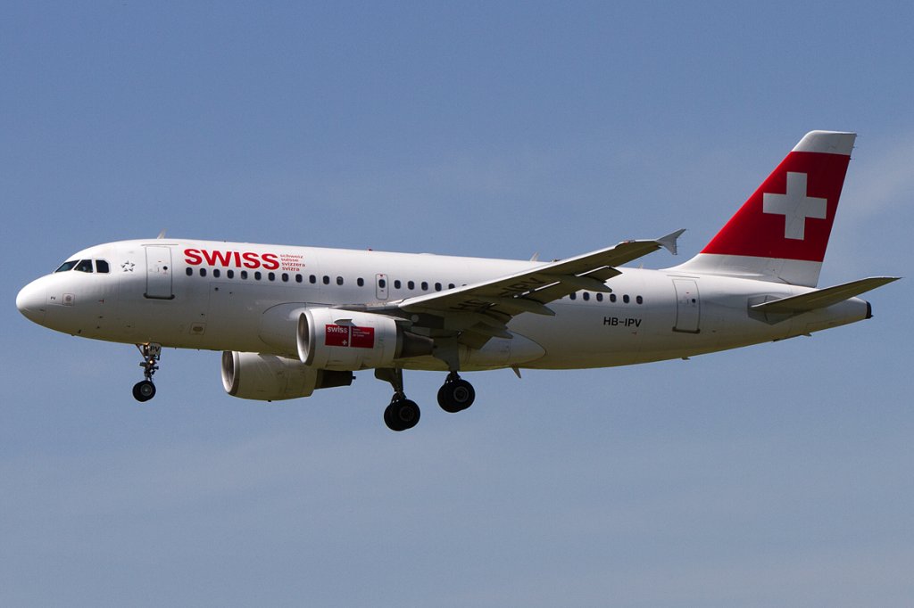 Swiss, HB-IPV, Airbus, A319-112, 28.04.2012, ZRH, Zrich, Switzerland 


