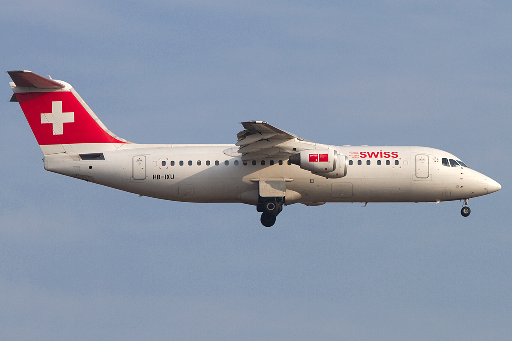 Swiss, HB-IXU, BAe, ARJ-100, 14.04.2012, FRA, Frankfurt, Germany 




