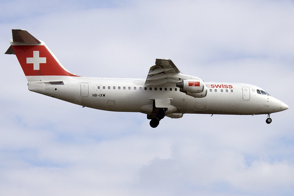 Swiss, HB-IXW, BAe, ARJ-100, 20.02.2010, ZRH, Zrich, Switzerland 
