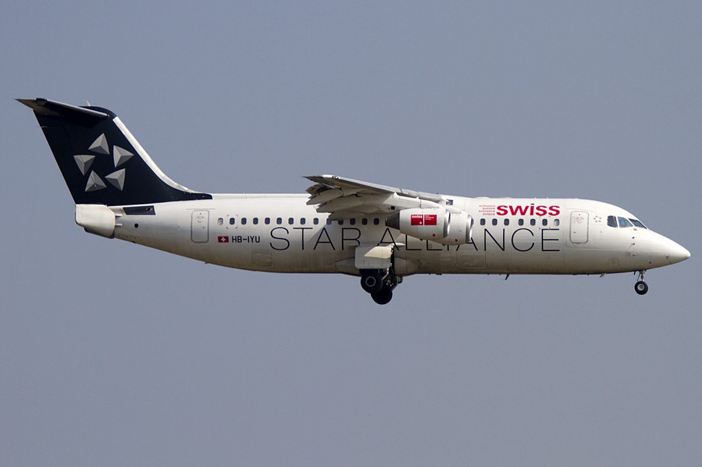 Swiss, HB-IYU, BAe, ARJ-100, 24.03.2012, ZRH, Zrich, Switzerland 


