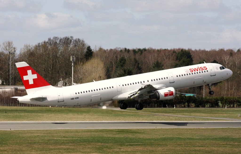 Swiss,HB-IOK,(c/n987),Airbus A321-111,20.04.2013,HAM-EDDH,Hamburg,Germany