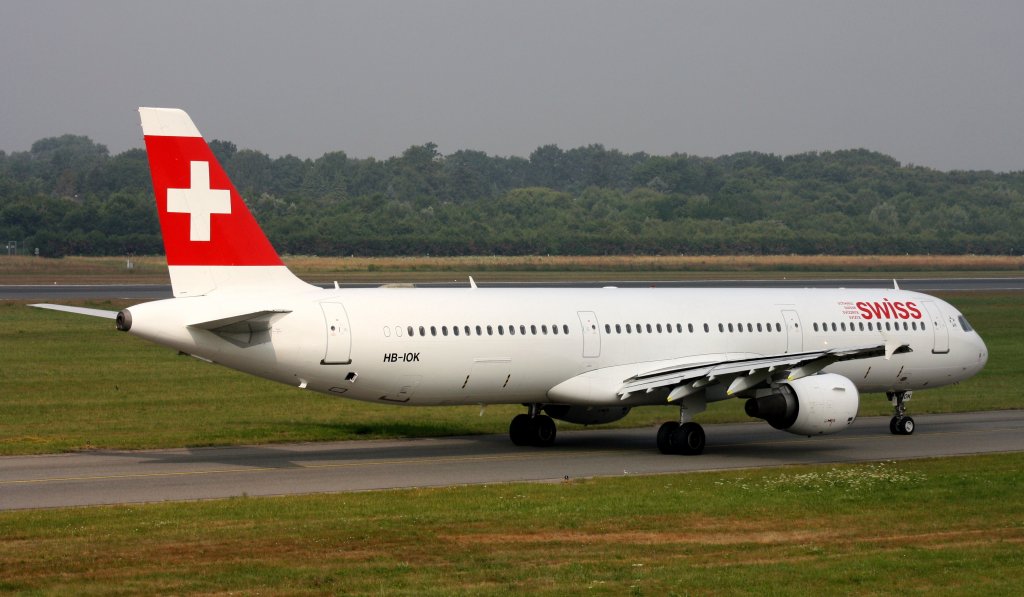 Swiss,HB-IOK,(c/n987),Airbus A321-111,25.07.2013,HAM-EDDH,Hamburg,Germany