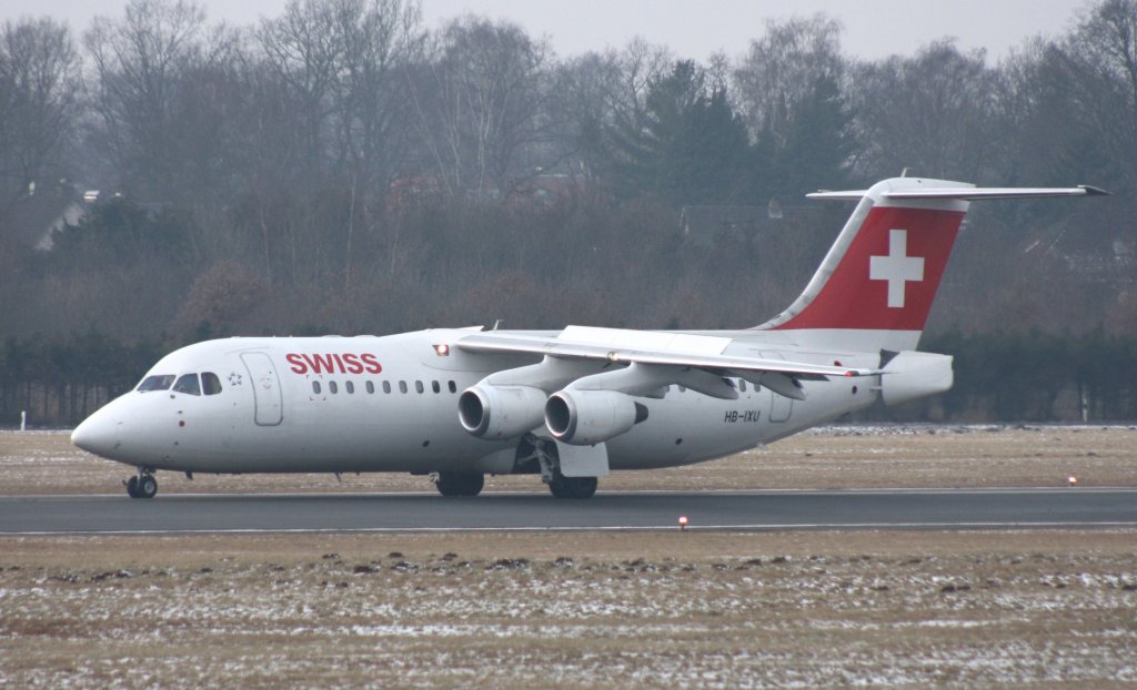 Swiss,HB-IXU,(c/nE3276),British Aerospace Avro RJ100,26.01.2013,HAM-EDDH,Hamburg,Germany