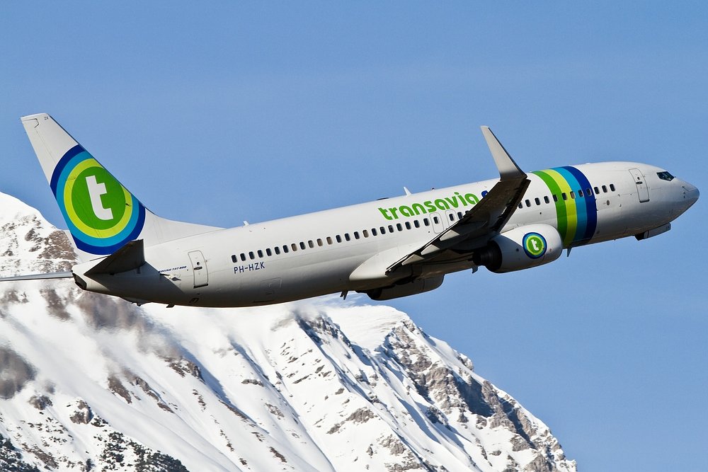 Take off B737/Transavia / Innsbruck (LOWI / INN) / 27.02.2010.