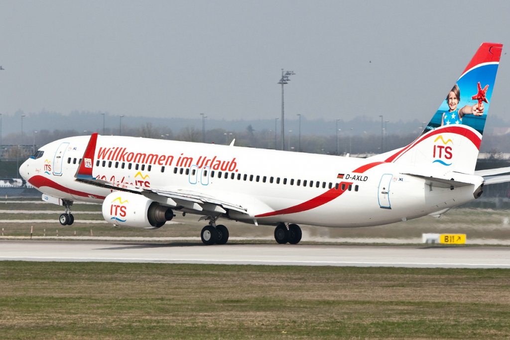 Take off B737/XL Airways/ITS Sonderlackierung/Mnchen/MUC/20.04.2010