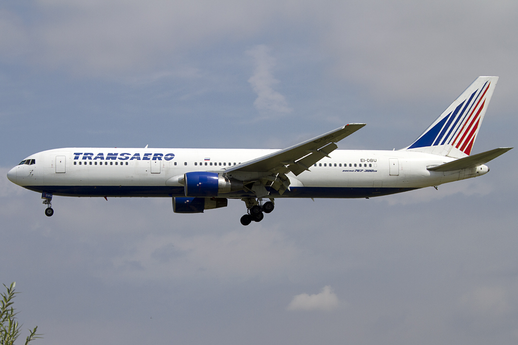 Tansaero, EI-DBU, Boeing, B767-37E, 18.06.2011, BCN, Barcelona, Spain 





