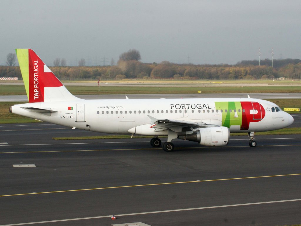 TAP, CS-TTE  Francesco di Ollanda , Airbus A 319-100, 13.11.2011, DUS-EDDL, Dsseldorf, Germany 