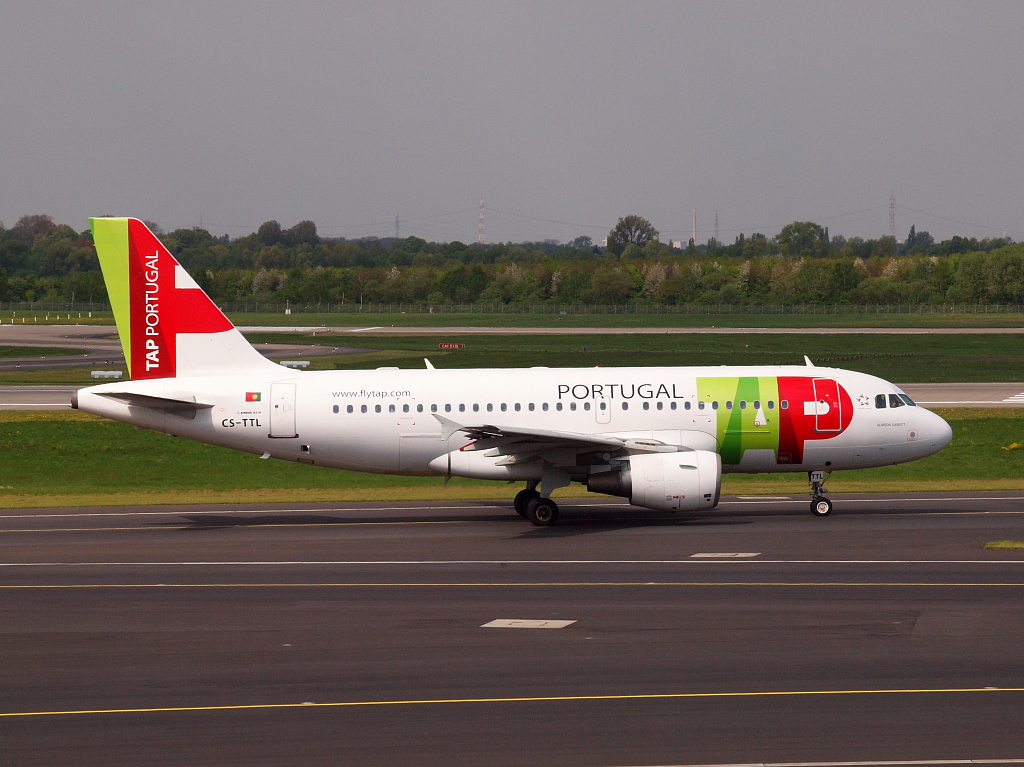 TAP Portugal; CS-TTL. Airbus A319-111. Flughafen Dsseldorf. 17.04.2011.