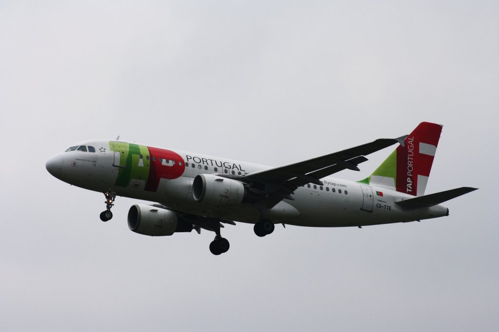 TAP Portugal,CS-TTE,(c/n 821),Airbus A319-111,22.04.2012,HAM-EDDH,Hamburg,Germany