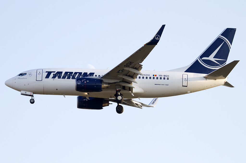 Tarom, YR-BGH, Boeing, B737-78J, 14.10.2010, FRA, Frankfurt, Germany 




