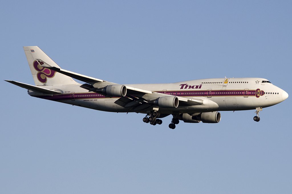 Thai Airways, HS-TGN, Boeing, B747-4D7, 31.08.2009, FRA, Frankfurt, Germany 

