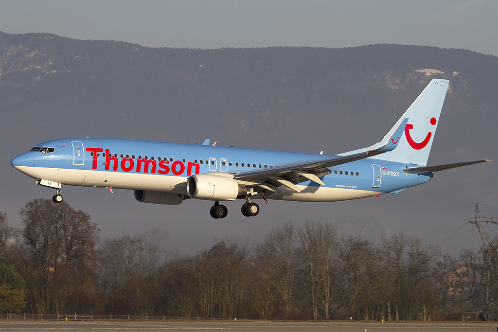 Thomsonfly, G-FDZX, Boeing, B737-8K5, 29.12.2012, GVA, Geneve, Switzerland 



