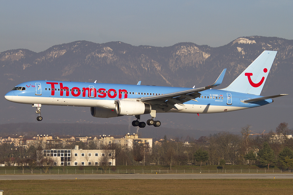 Thomsonfly, G-OOBD, Boeing, B757-28A, 29.12.2012, GVA, Geneve, Switzerland 




