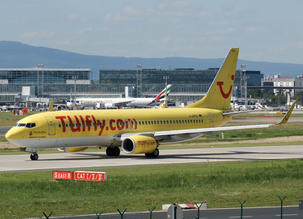TUIfly, D-AHFH  Rheinland Pfalz , Boeing 737-800 WL, 02.08.2011, FRA-EDDF, Frankfurt, Germany