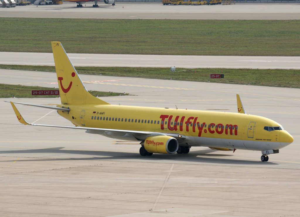 TUIfly, D-AHFI, Boeing 737-800 WL, 2009.09.25, STR-EDDS, Stuttgart, Germany 

