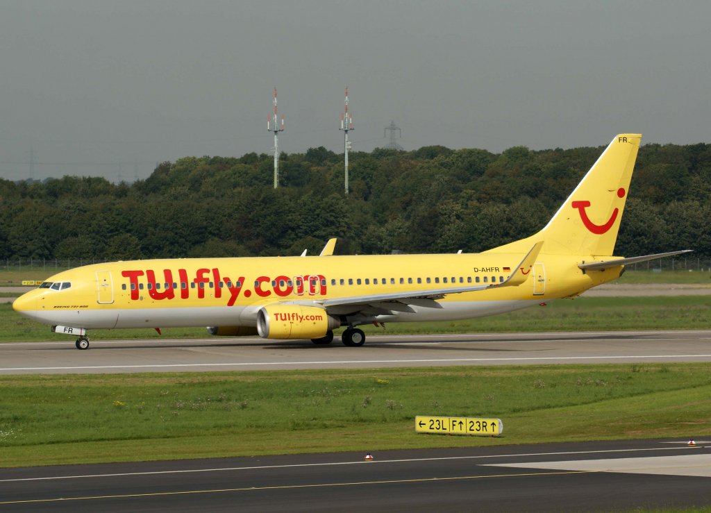 TUIfly, D-AHFR, Boeing 737-800 WL, 2010.09.23, DUS-EDDL, Dsseldorf, Germany 

