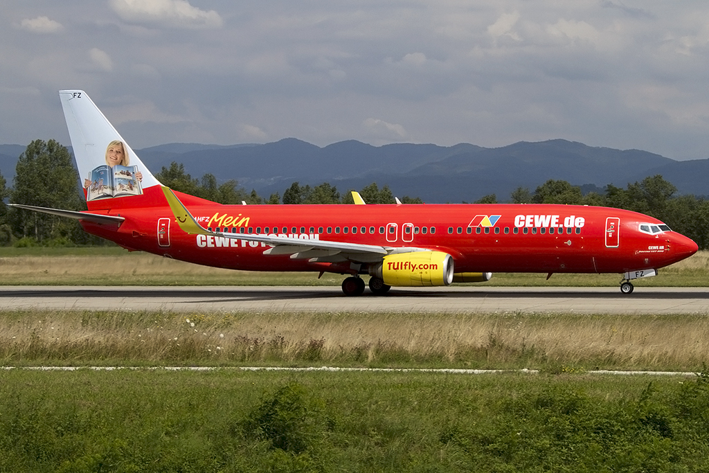 TUIFly, D-AHFZ, Boeing, B737-8K5, 14.08.2013, BSL, Basel, Switzerland 




