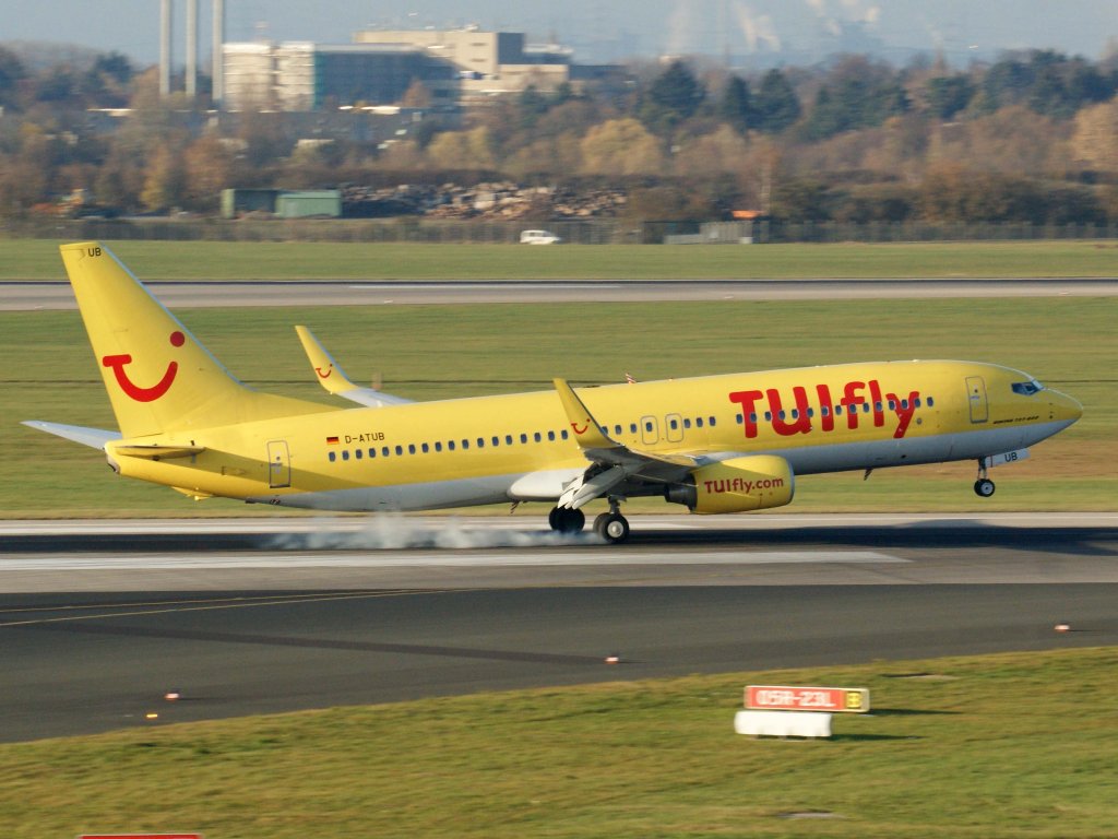 TUIfly, D-ATUB, Boeing, 737-800 wl, 13.11.2011, DUS-EDDL, Dsseldorf, Germany 