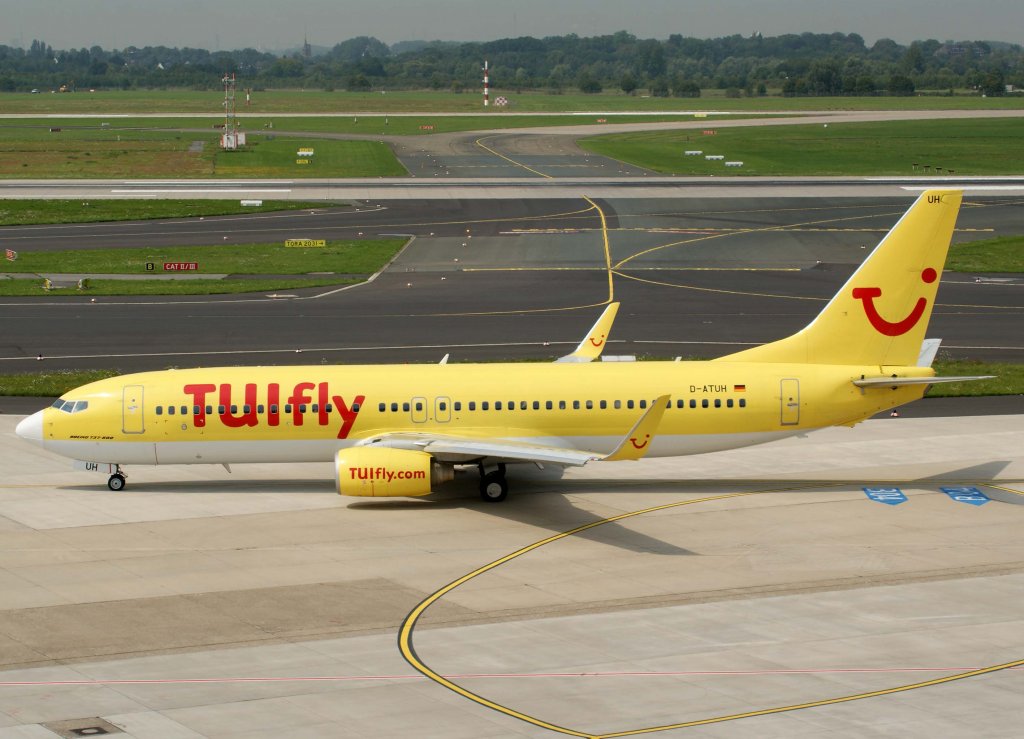 TUIfly, D-ATUH, Boeing, 737-8K5 wl , 28.07.2011, DUS-EDDL, Düsseldorf, Germany 