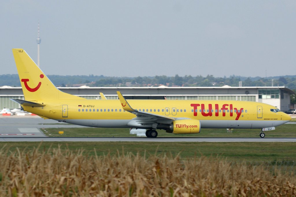TUIfly, D-ATUJ, Boeing, 737-800 wl, 05.09.2012, STR-EDDS, Stuttgart, Germany

