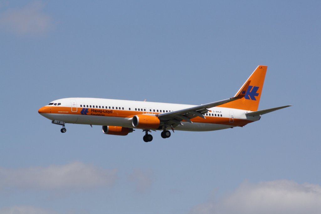 Tuifly (Hapag Lloyd) Boeing 737-800, D-AHLK, Delivery Date: 21.12.2008, MSN 35143
