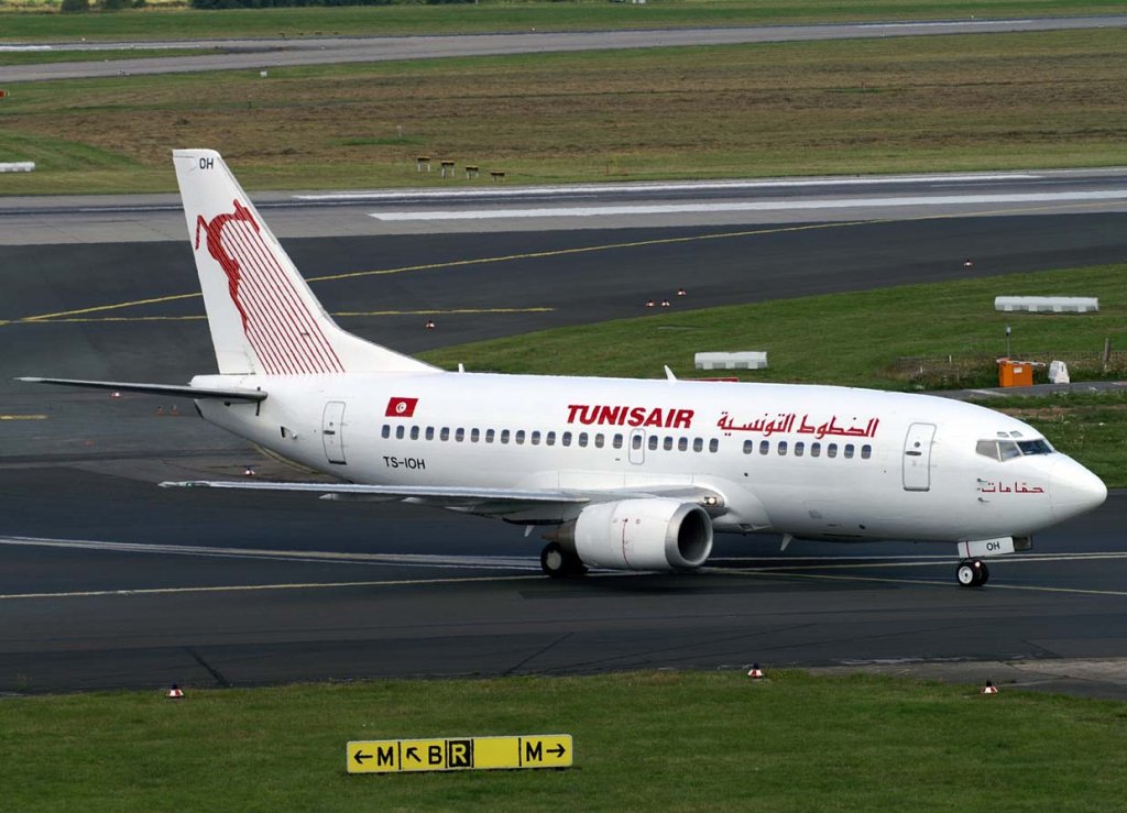 Tunisair, TS-IOH, Boeing 737-500 (Hammamet), 2007.08.03, DUS, Dsseldorf, Germany