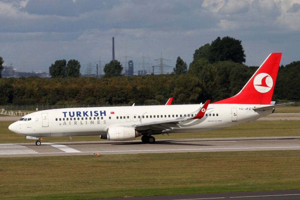 Turkish Airlines, TC-JFZ  Bolu , Boeing, 737-800 wl, 22.09.2012, DUS-EDDL, Dsseldorf, Germany

