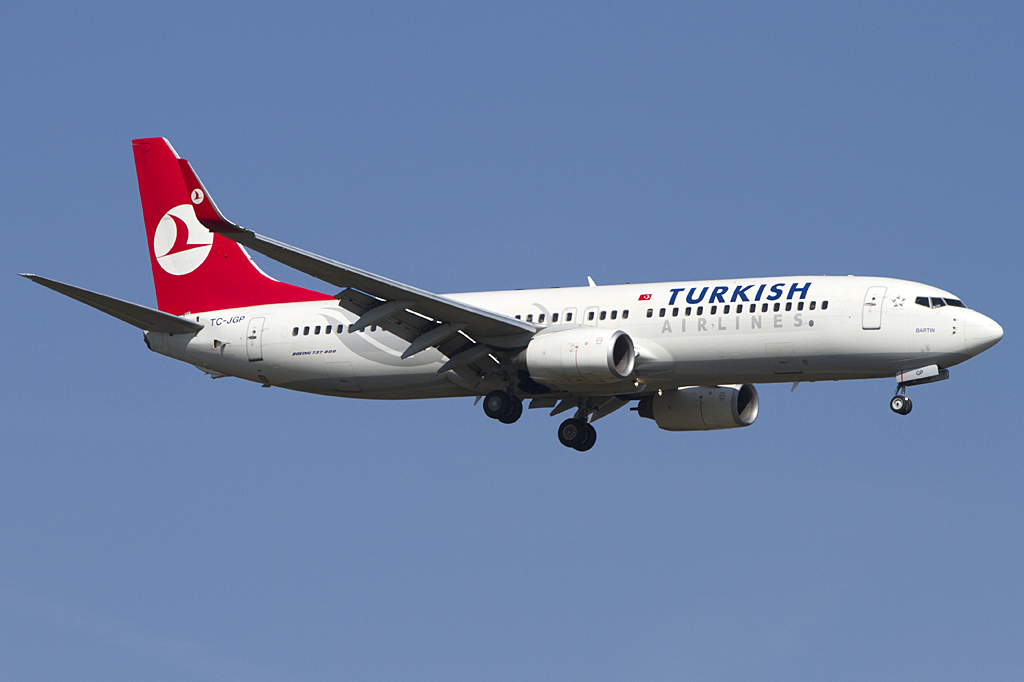 Turkish Airlines, TC-JGP, Boeing, B737-8F2, 24.04.2010, FRA, Frankfurt, Germany 

