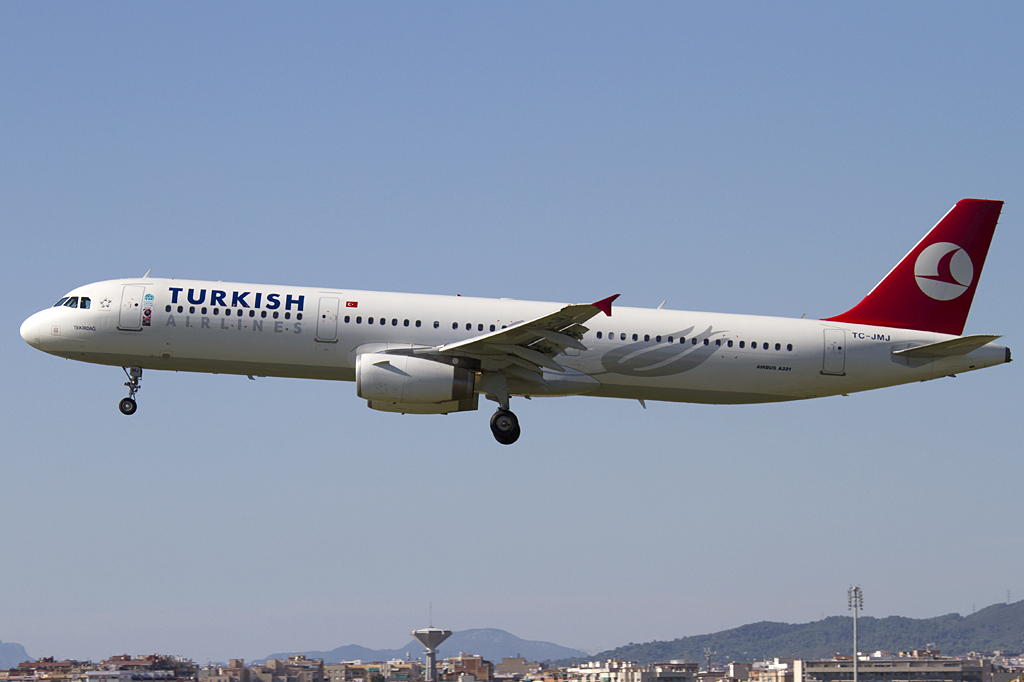 Turkish Airlines, TC-JMJ, Airbus, A321-232, 19.09.2010, BCN, Barcelona, Spain 



