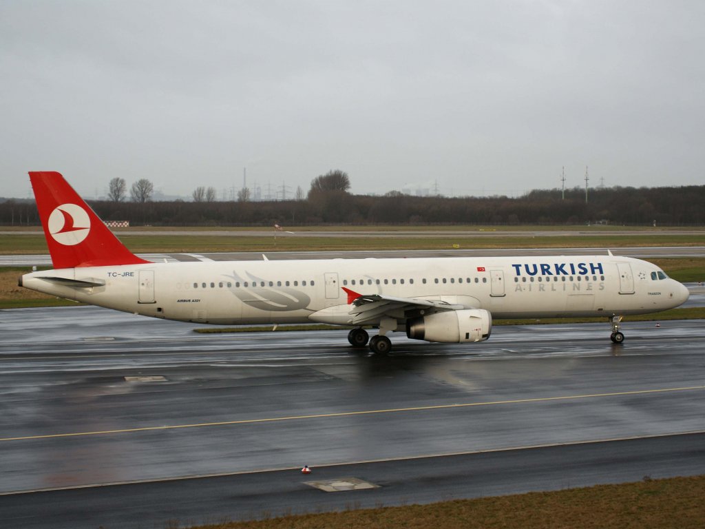 Turkish Airlines, TC-JRE  Trabzon , Airbus, A 321-200, 06.01.2012, DUS-EDDL, Dsseldorf, Germany 