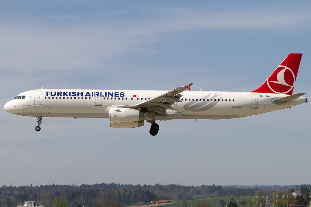 Turkish Airlines, TC-JRM, Airbus, A321-231, 28.04.2012, ZRH, Zrich, Switzerland



