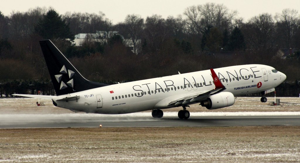 Turkish Airlines,TC-JFI,(c/n29771),Boeing737-8F2(WL),09.02.2013,HAM-EDDH,Hamburg,Germany(Bemalung:STAR ALLIANCE)