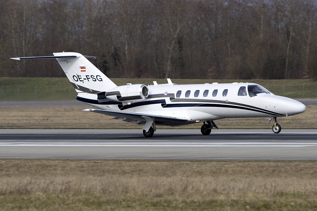 Tyrolean Jet Service, OE-FSG, Cessna, 525A CJ2, 17.03.2010, BSL, Basel, Switzerland


